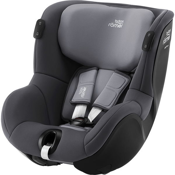 ベースメントとセパレートタイプの回転式。新安全基準適合の乳幼児用チャイルドシート最新モデル。デュアルフィックス アイセンス