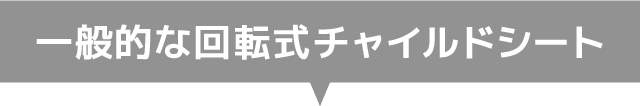 一般的な回転式チャイルドシート