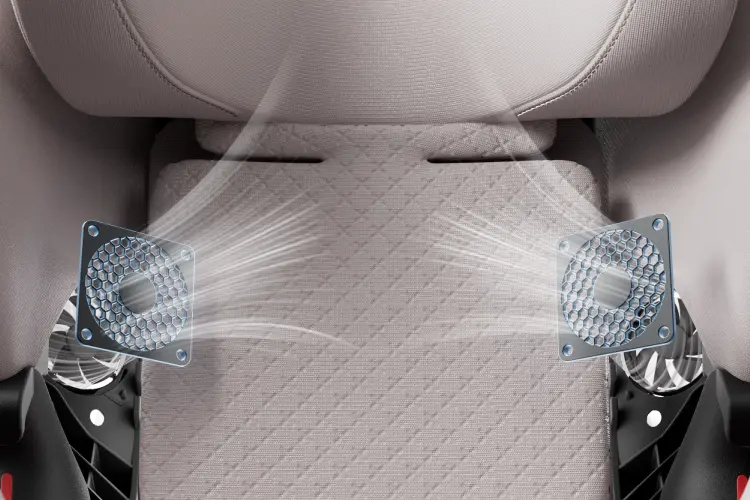 空気の循環を促す穏やかでやさしい風