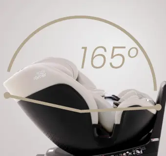 マルチリクライニング(最大165°)